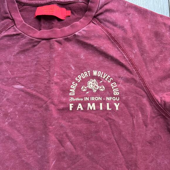 Burgundy dare sport club cotton - Picture 3 of 4